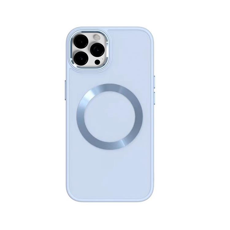Boom - BOOM iPhone 13 Pro Skal Magsafe Liquid Silicone - Ljusblå
