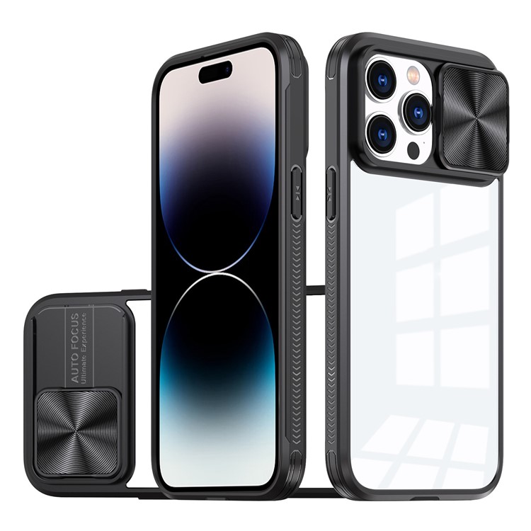 A-One Brand - iPhone 14 Pro Skal Camera Slider - Svart