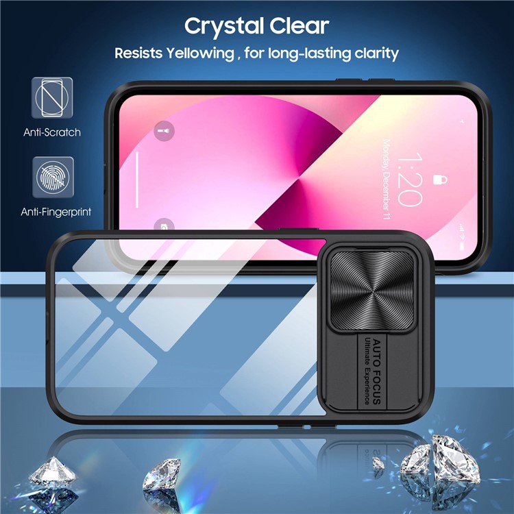 A-One Brand - iPhone 14 Pro Skal Camera Slider - Svart