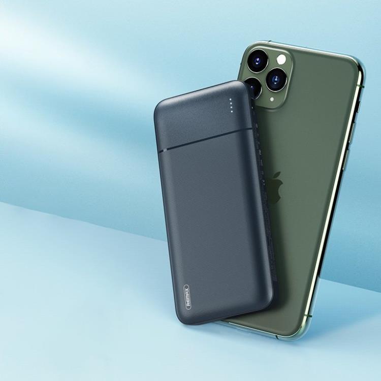 Remax - Remax Garie Powerbank 10000 mAh 2x USB 2.1 A - Blå