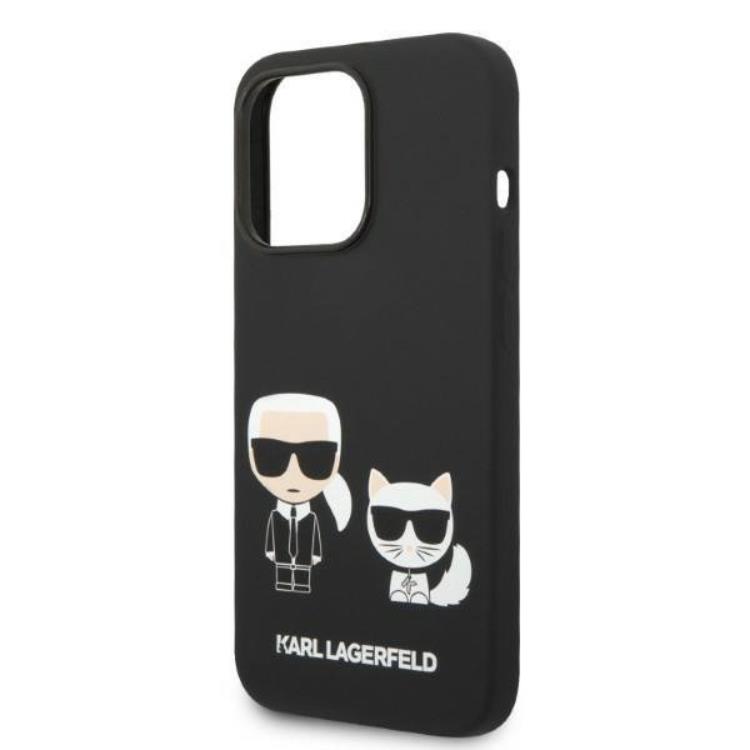 KARL LAGERFELD - Karl Lagerfeld iPhone 14 Pro Max Skal Magsafe Silicone Karl & Choupette