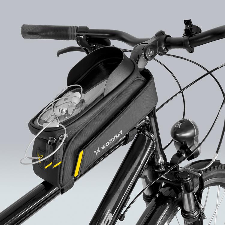 Wozinsky - Wozinsky Ram Cykelväska Telefonhållare 1l - Svart