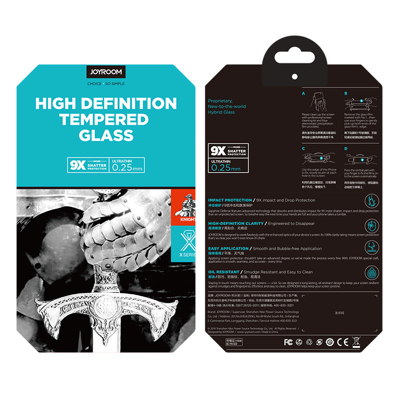 Joyroom - Joyroom Knight 2.5D TG Härdat glas iPhone 13 Pro Max