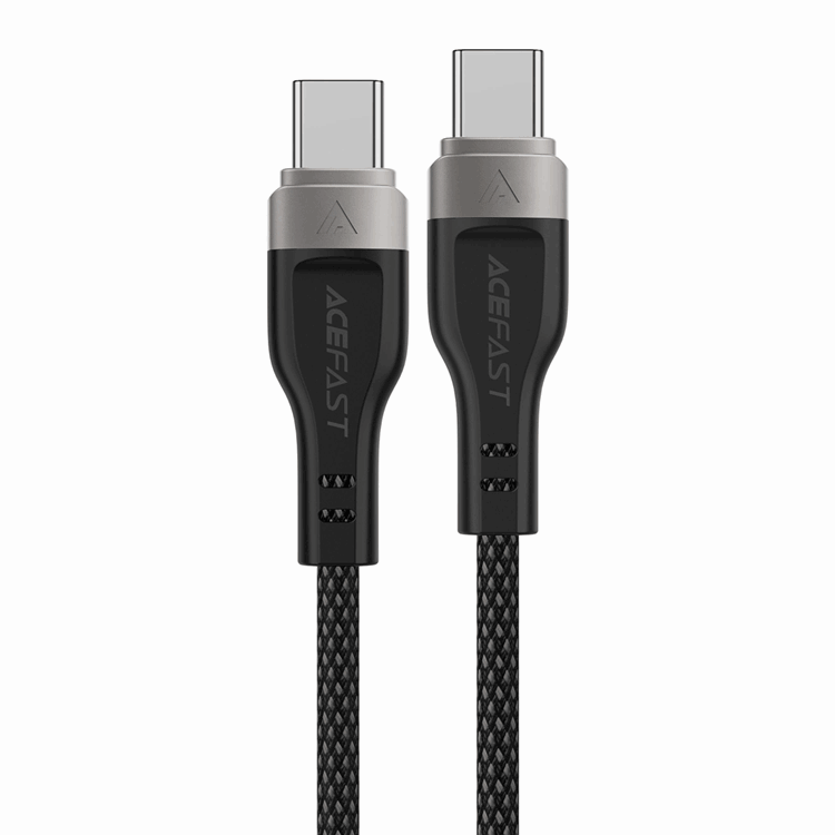 Acefast 3in1 USB-C - USB-C 480Mb/s 100W 1.2m Kabel - Svart