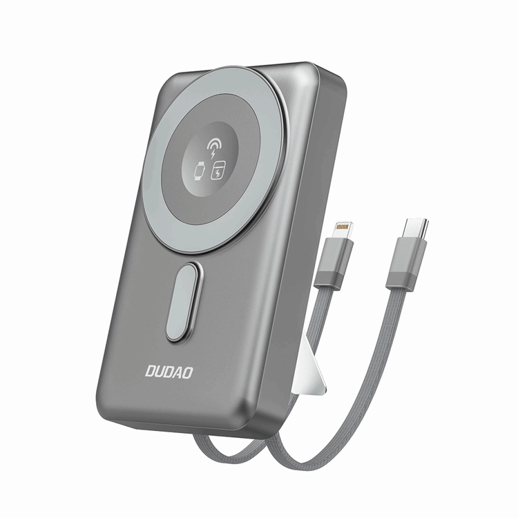 Dudao Magsafe Powerbank 10000mAh 20W K29 PD Stativ - Grå
