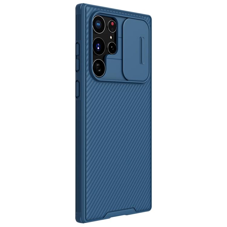 Nillkin - Nillkin Camshield Pro Skal Galaxy S22 Ultra - Blå