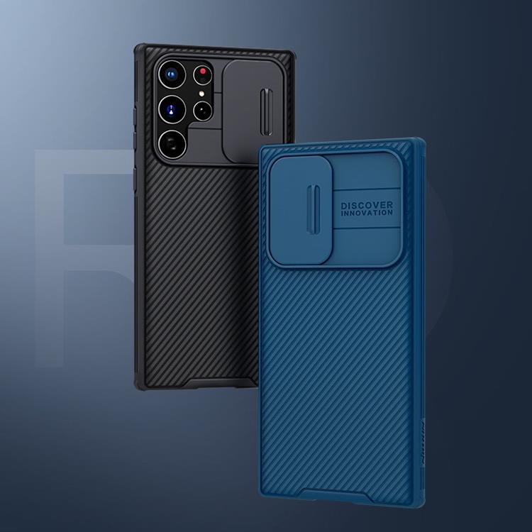 Nillkin - Nillkin Camshield Pro Skal Galaxy S22 Ultra - Blå
