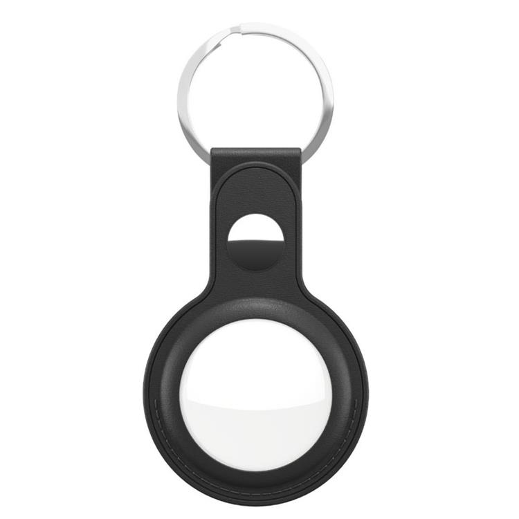 KeyBudz - Keybudz 2-pack Nyckelring i Läder För AirTag - Svart