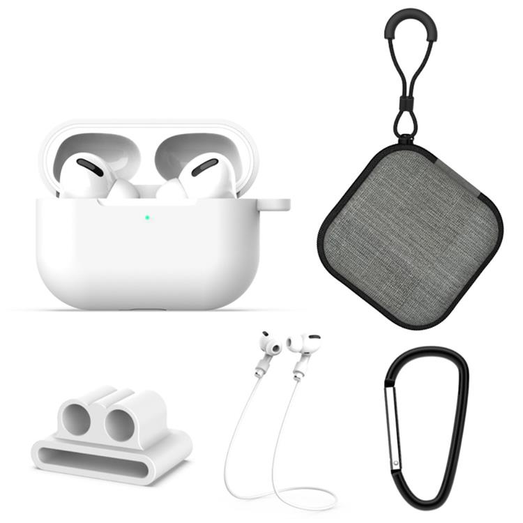 A-One Brand - 5in1 Silicone Skal Airpods Pro - Vit