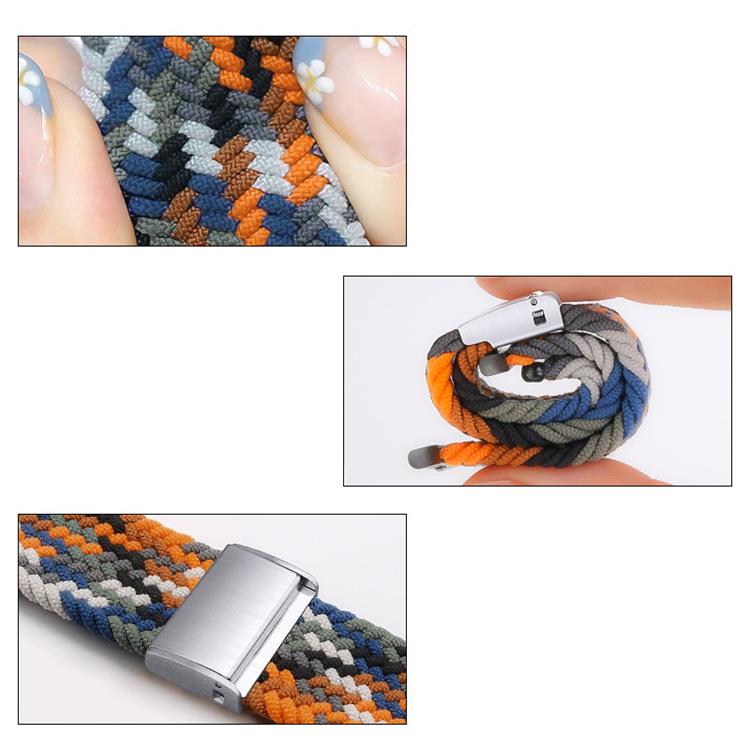A-One Brand - Braided Fabric Apple Watch 7/6/SE/5/4/3/2 (41/40/38mm) - Multicolor