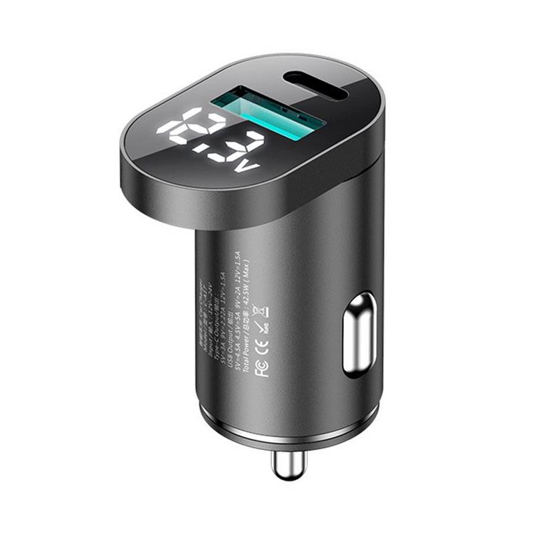 Joyroom - Joyroom C-A17 Snabb Billaddare USB-C 42,5W PD - Silver