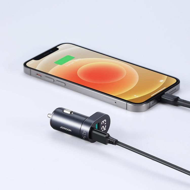 Joyroom - Joyroom C-A17 Snabb Billaddare USB-C 42,5W PD - Silver