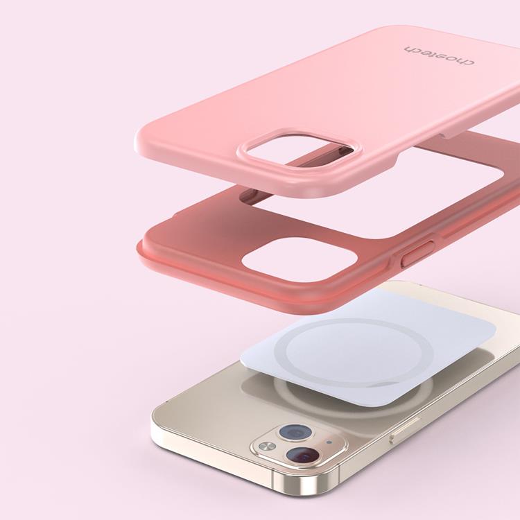 Choetech - Choetech Magsafe MFM Anti-drop Skal iPhone 13 mini - Rosa
