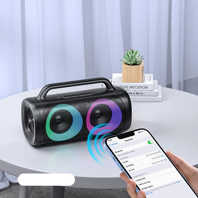 Joyroom - Joyroom 5.1 Trådlös Bluetooth Högtalare med LED Färgbelysning - Svart