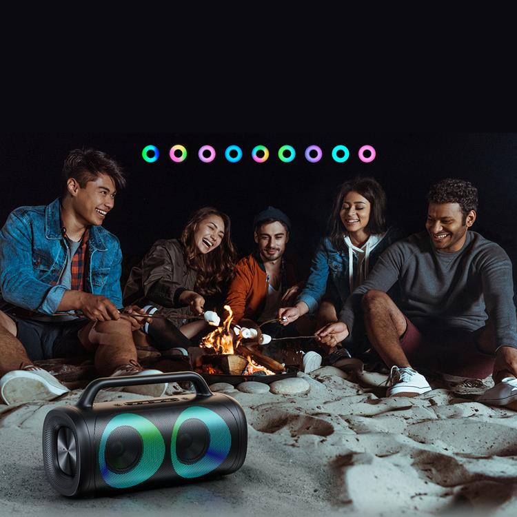 Joyroom - Joyroom 5.1 Trådlös Bluetooth Högtalare med LED Färgbelysning - Svart