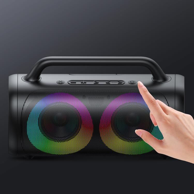 Joyroom - Joyroom 5.1 Trådlös Bluetooth Högtalare med LED Färgbelysning - Svart