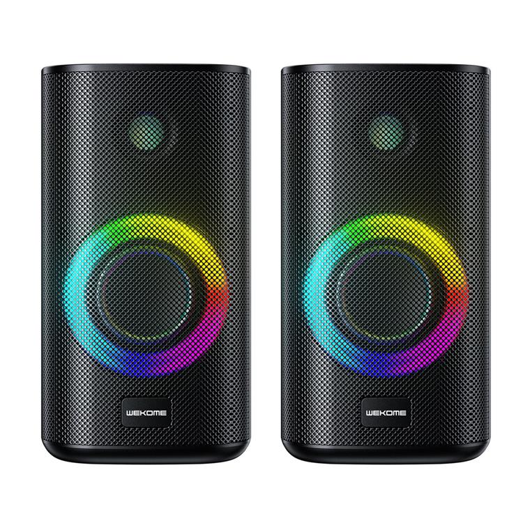 WK Design - WK Design Trådlösa Bluetooth 5.0 Högtalare - Svart