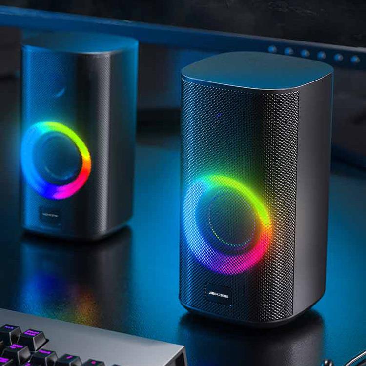 WK Design - WK Design Trådlösa Bluetooth 5.0 Högtalare - Svart