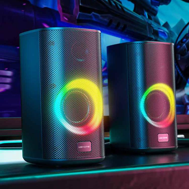 WK Design - WK Design Trådlösa Bluetooth 5.0 Högtalare - Svart