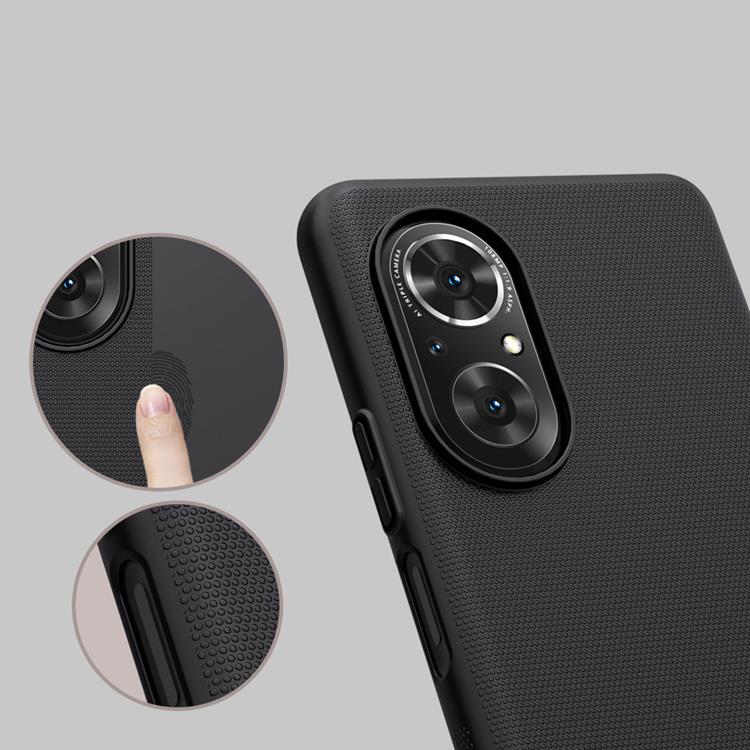 UTGÅTT - Nillkin Honor 50 SE Skal Och Stand Super Frosted - Svart