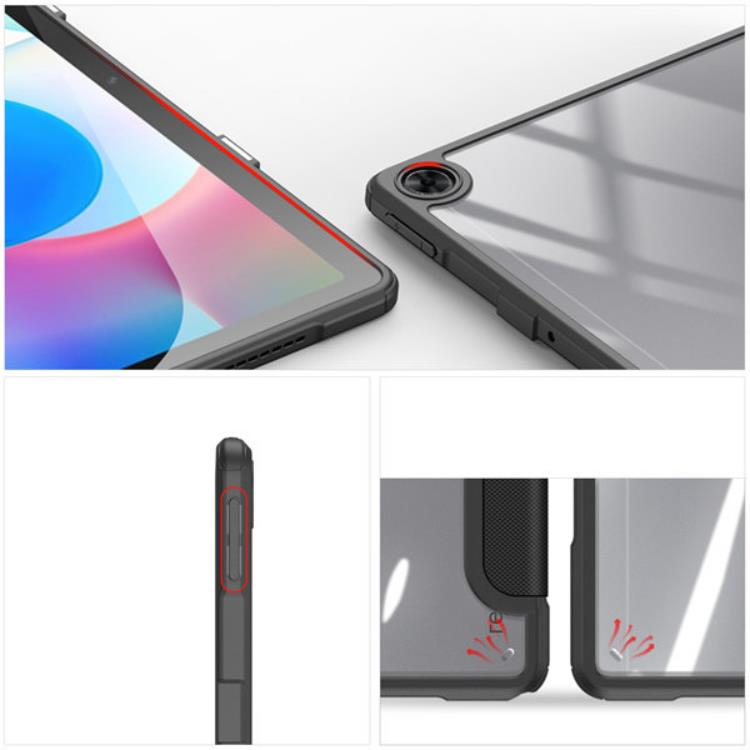 Dux Ducis - Dux Ducis Realme Pad 10.4 Fodral Toby Armored med Pennhållare - Svart