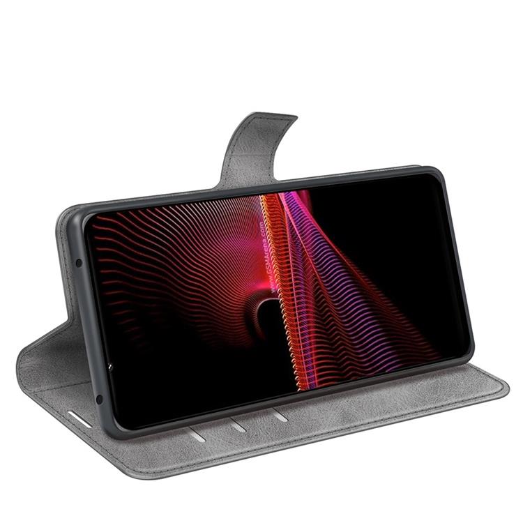 A-One Brand - Sony Xperia 1 IV Plånboksfodral Flip Folio - Grå