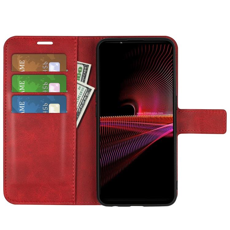 A-One Brand - Sony Xperia 1 IV Plånboksfodral Flip Folio - Röd