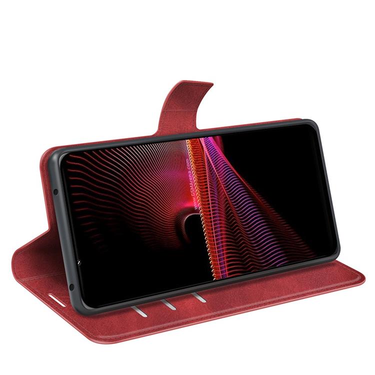 A-One Brand - Sony Xperia 1 IV Plånboksfodral Flip Folio - Röd