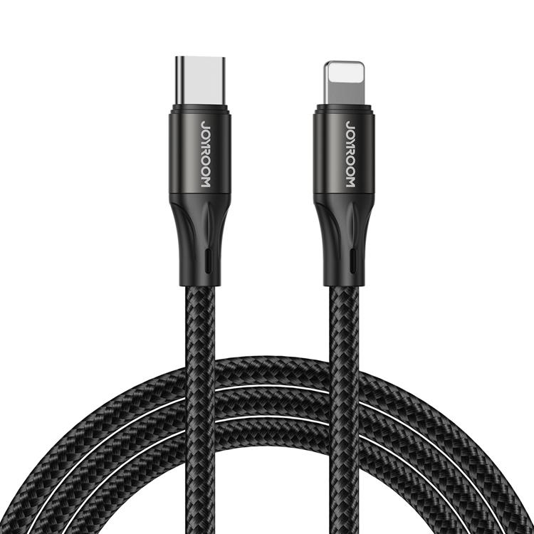 Joyroom - Joyroom USB Type C - Lightning Kabel PD 20W 1m - Svart
