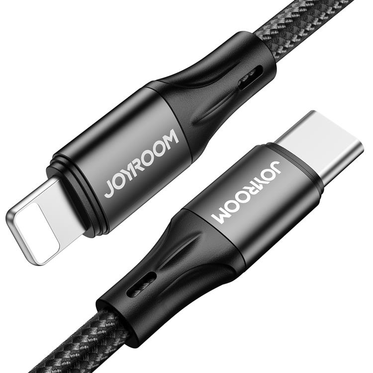 Joyroom - Joyroom USB Type C - Lightning Kabel PD 20W 1m - Svart