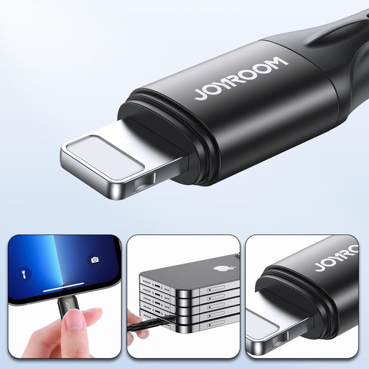 Joyroom - Joyroom USB Type C - Lightning Kabel PD 20W 1m - Svart