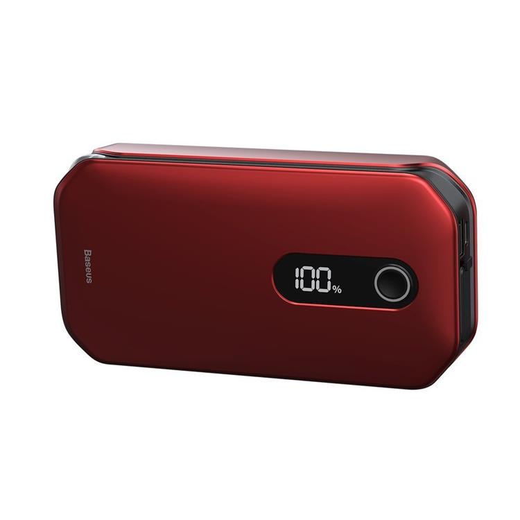 UTGATT1 - Baseus Power Super Energy Bil Jump Starter 12000 mAh 12 V 1000 A/600 A - Röd