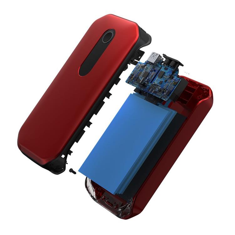 UTGATT1 - Baseus Power Super Energy Bil Jump Starter 12000 mAh 12 V 1000 A/600 A - Röd