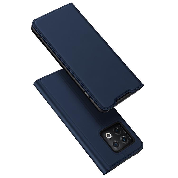 Dux Ducis - Dux Ducis OnePlus 10 Pro 5G Plånboksfodral Skin Series - Blå