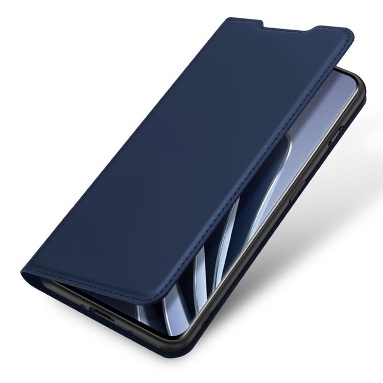 Dux Ducis - Dux Ducis OnePlus 10 Pro 5G Plånboksfodral Skin Series - Blå