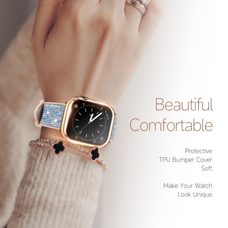 Dux Ducis - DUX DUCIS Apple Watch 4/5/6/SE 40mm Skal Somo Flexible - Guld