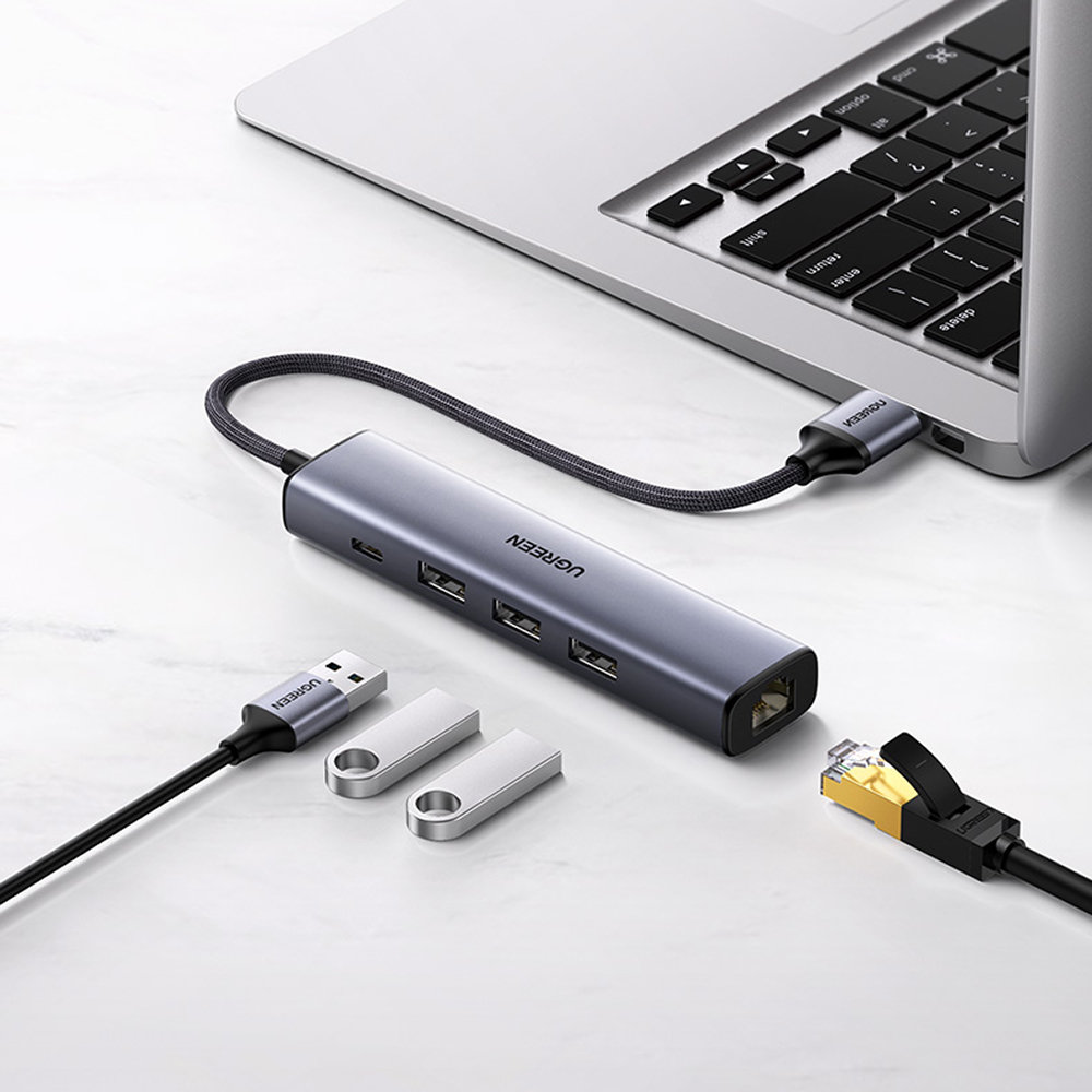 Ugreen
Ugreen Multifunktions Adapter HUB USB Typ-C - Grå
