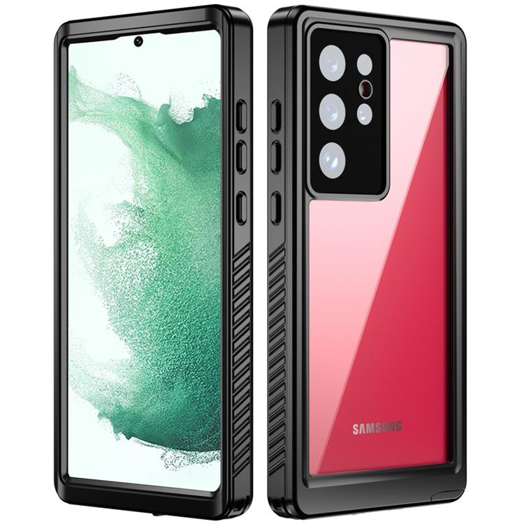 RedPepper - Redpepper Galaxy S22 Ultra 5G Skal Vattentätt IP68 - Svart