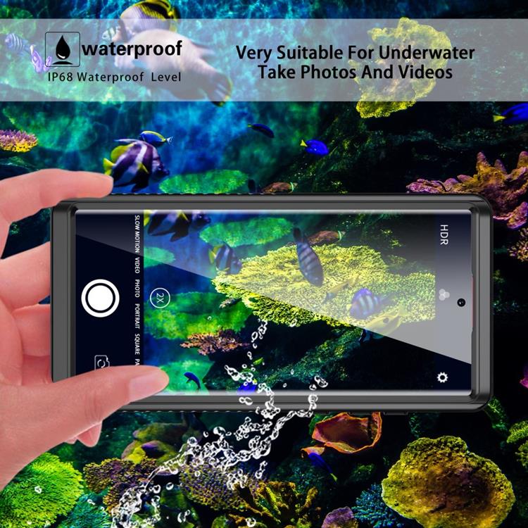 RedPepper - Redpepper Galaxy S22 Ultra 5G Skal Vattentätt IP68 - Svart