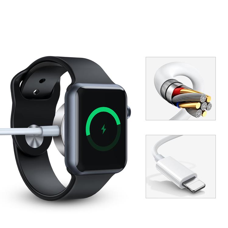 Joyroom - Joyroom USB Typ-C 20W PD Kabel med induktiv laddare för Apple Watch 1.5m - Vit