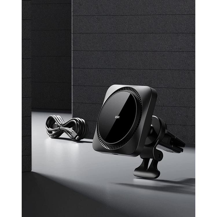 ESR - ESR Halolock Magsafe Magnetic Vent Mobilhållare - Svart