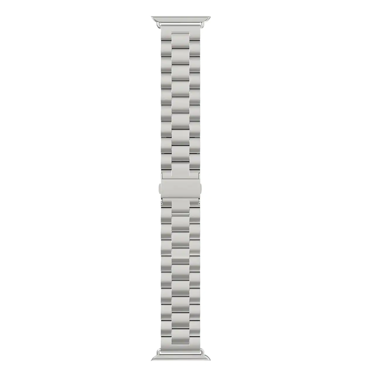 A-One Brand - Apple Watch 2/3/4/5/6/7/SE (42/44/45mm) Armband Metall - Silver