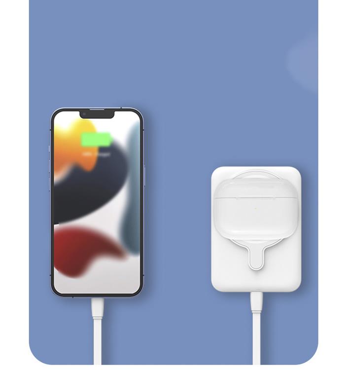 - Magsafe Bracket Magnetic Trådlös Powerbank 5000 mAh - Vit
