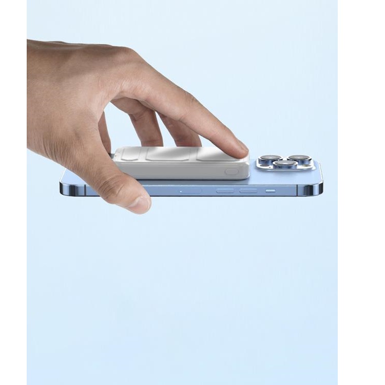 - Magsafe Folding Magnetic Trådlös Powerbank 10000 mAh - Lila