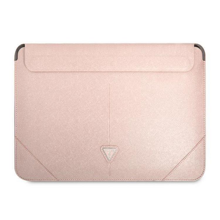 Guess - Guess Datorfodral 16'' Saffiano Triangle Logo - Rosa