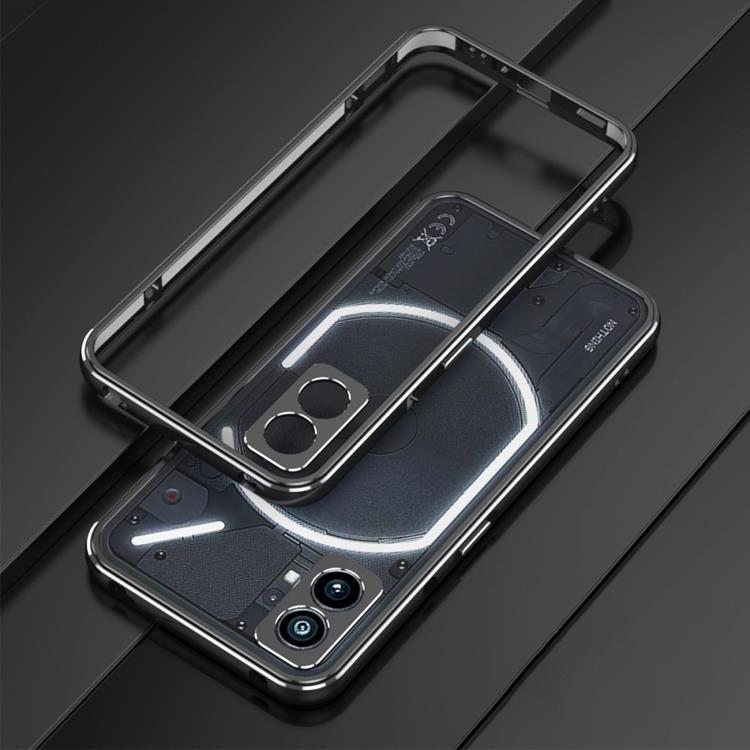 A-One Brand - Nothing Phone 1 Skal Metall Bumper - Svart