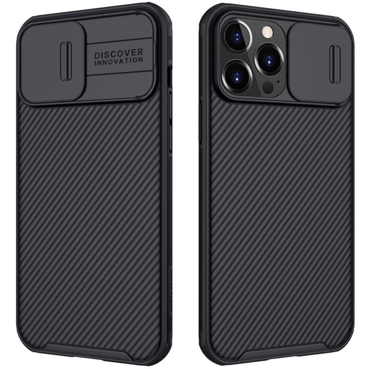 Nillkin - Nillkin iPhone 14 Pro Max Skal Magsafe Camshield Pro - Svart
