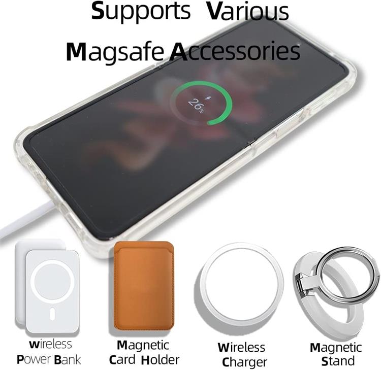 Boom - BOOM Galaxy Z Flip 3 Skal Magsafe Shockproof - Clear