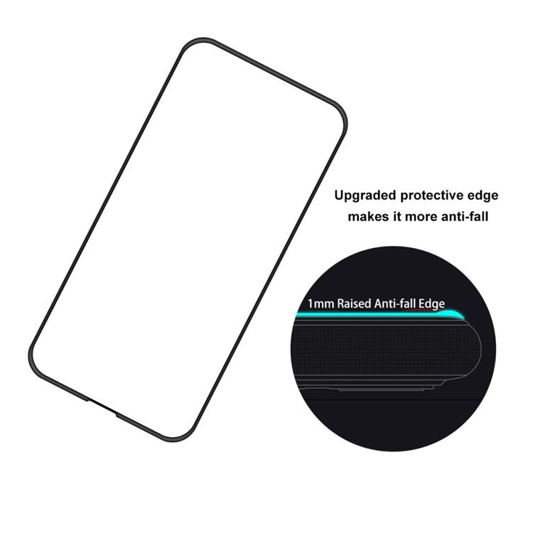 A-One Brand - [1-PACK] Härdat glas iPhone 14 Pro Max Skärmskydd - Svart