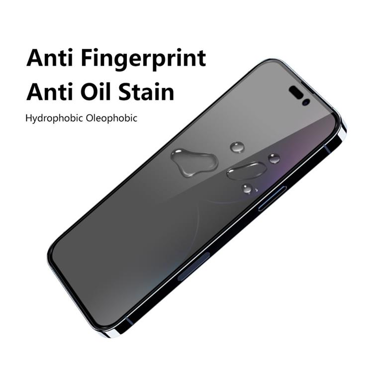 A-One Brand - [2-PACK] Privacy iPhone 14 Pro Skärmskydd Härdat Glas